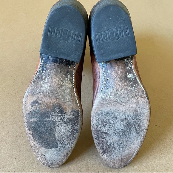 Vintage Abilene Brown Leather Cowboy Boots - Picture 14 of 14